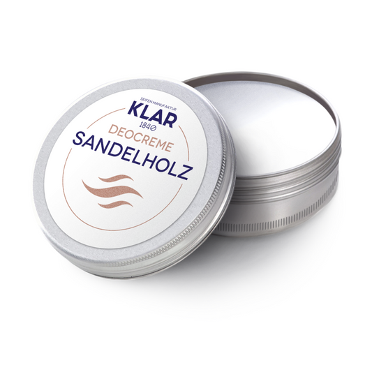 Deocreme Sandelholz im Alutiegel, 65ml Klar Seifen