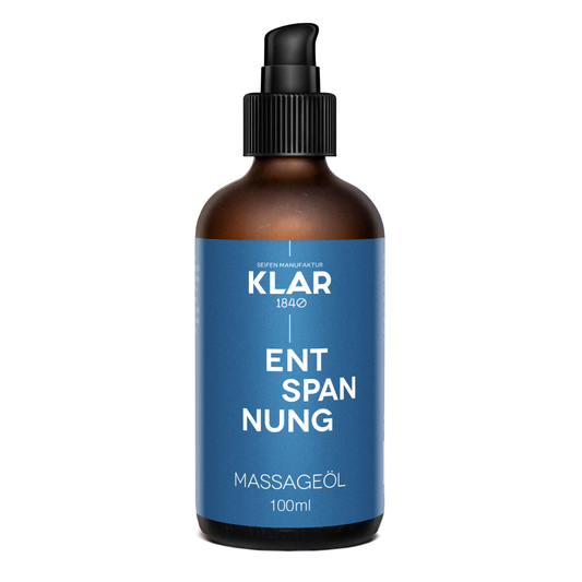 Klar's Massage-Öl Entspannung, 100ml Klar Seifen