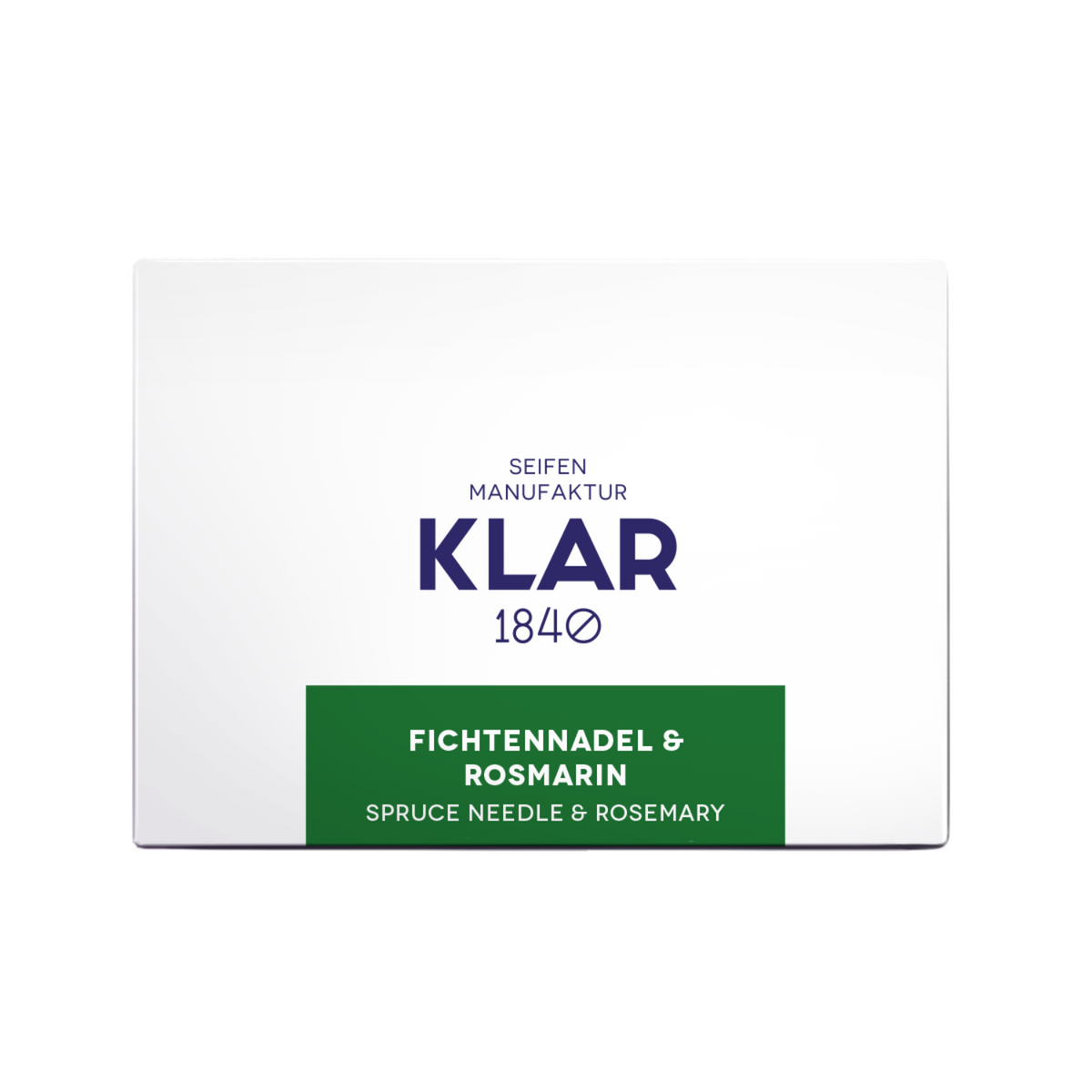 Pflegeseife Fichtennadel & Rosmarin 135g, palmölfrei Klar Seifen