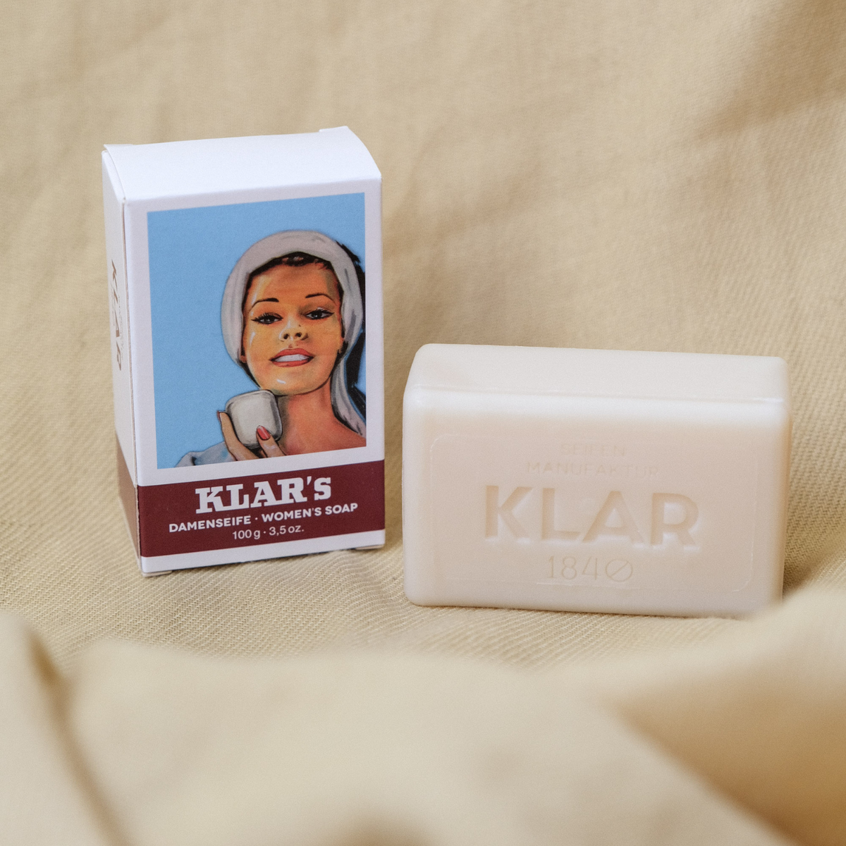 Damenseife 100g, palmölfrei Klar Seifen