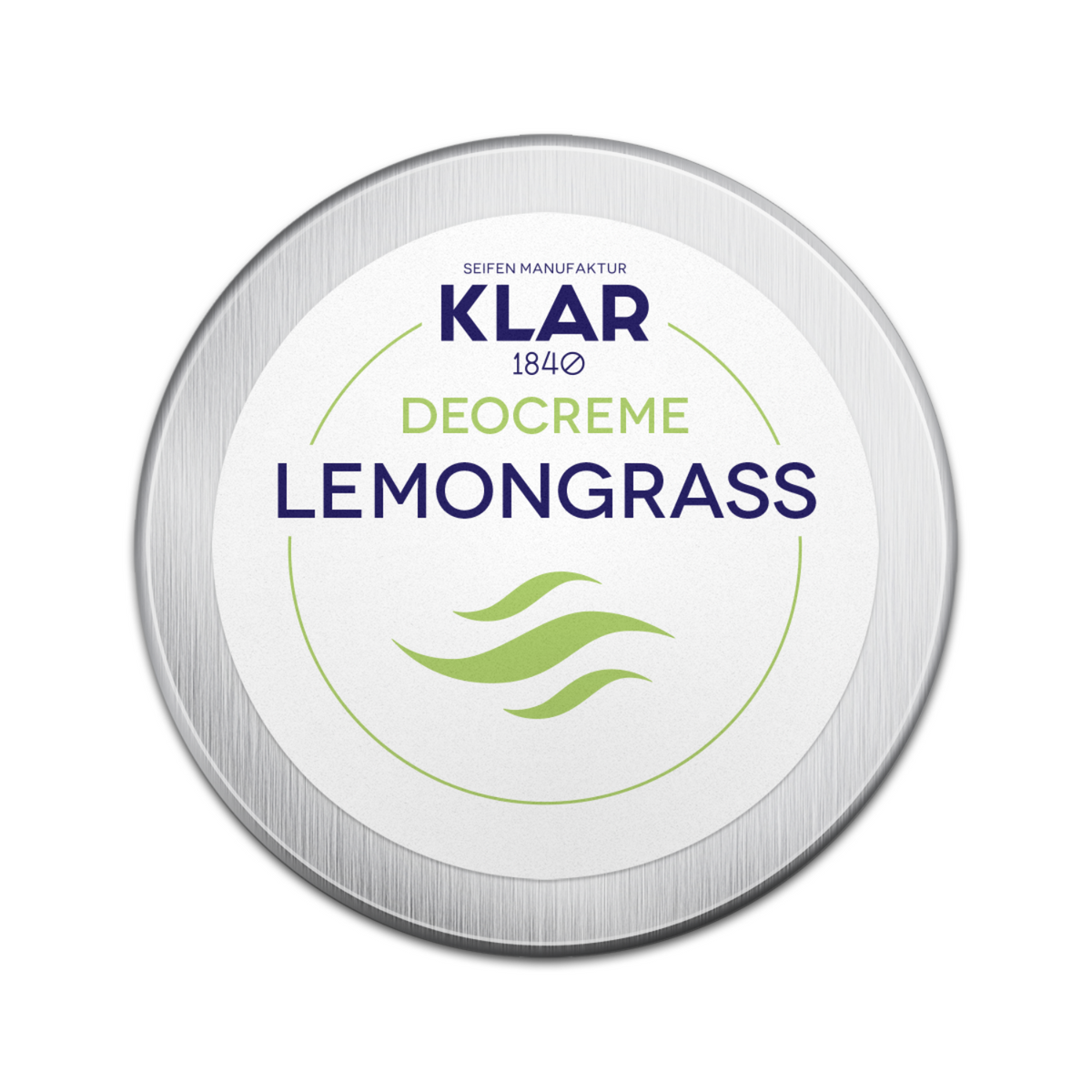 Deocreme Lemongrass im Alutiegel, 65ml Klar Seifen