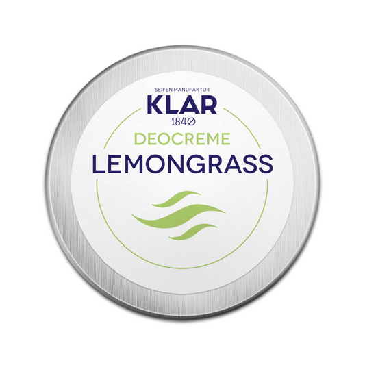 Deocreme Lemongrass im Alutiegel, 65ml Klar Seifen