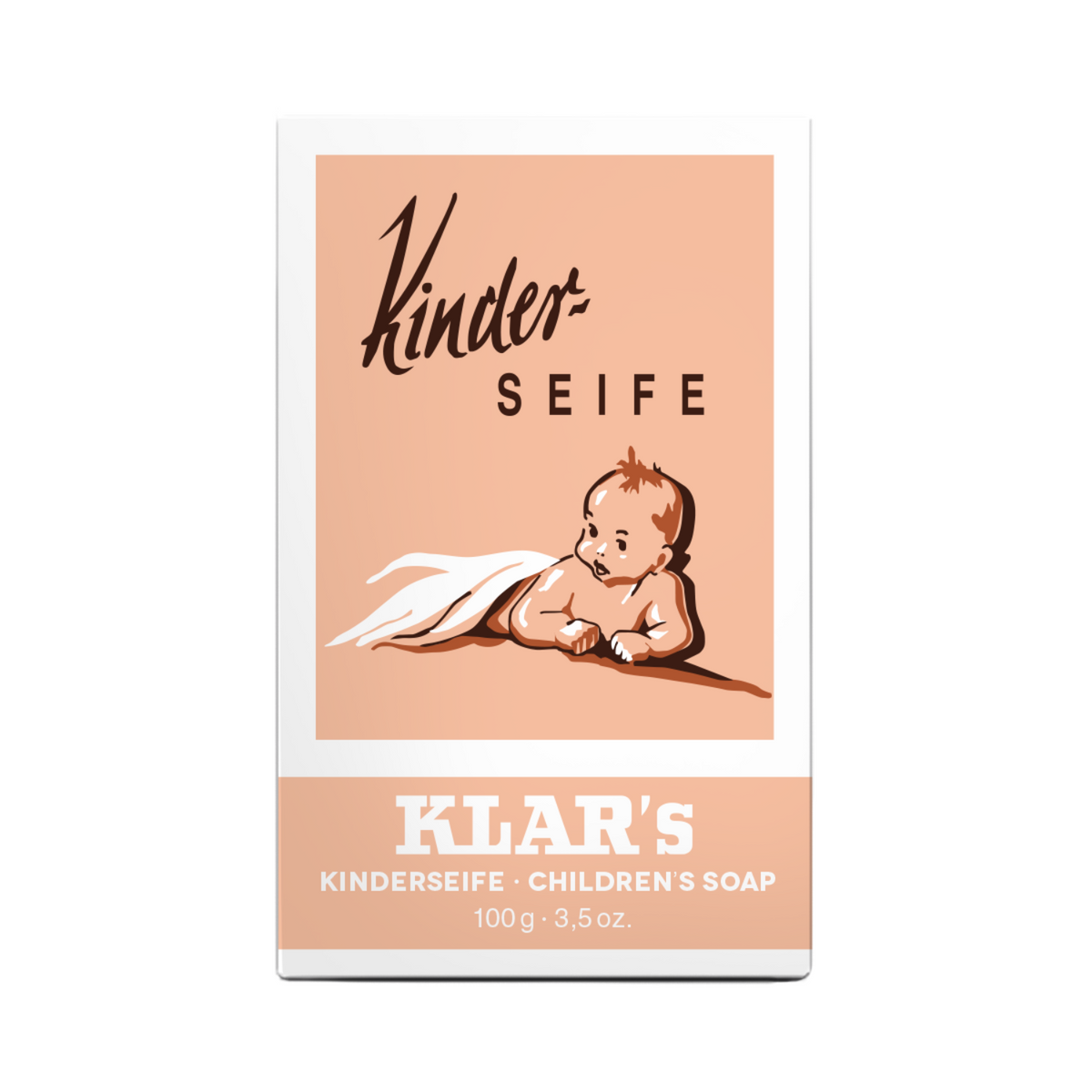 Kinderseife 100g, Cosmos zertifiziert, palmölfrei Klar Seifen