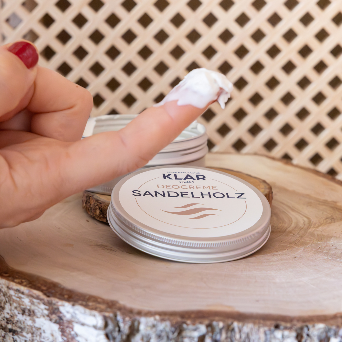 Deocreme Sandelholz im Alutiegel, 65ml Klar Seifen
