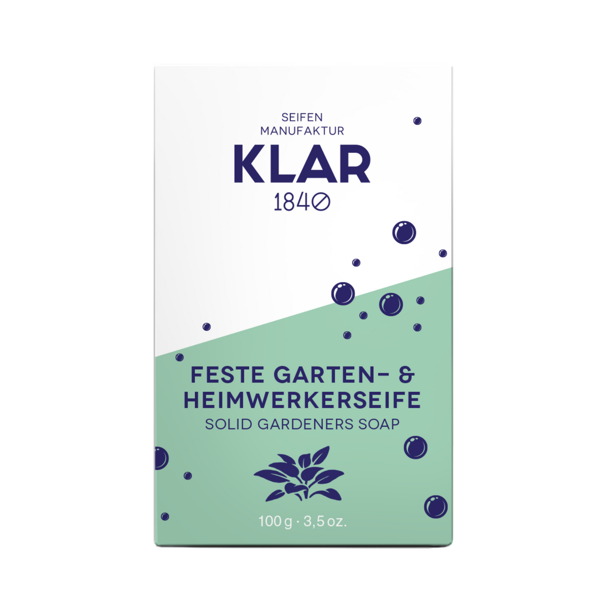 Garten- & Heimwerkerseife 100g, palmölfrei Klar Seifen