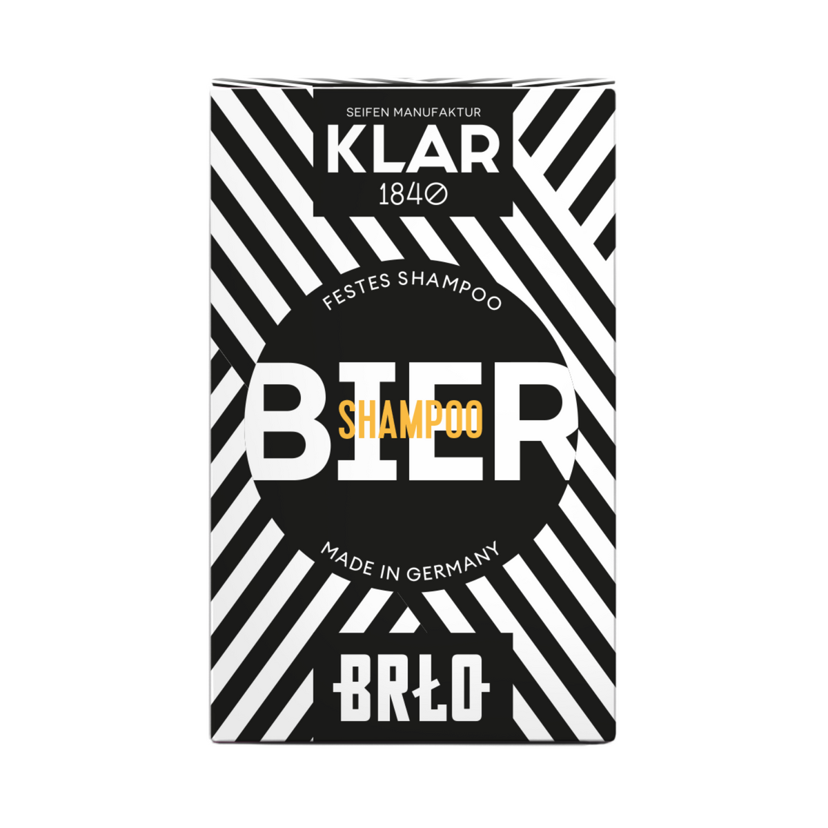 Festes Biershampoo Klar Seifen X BRLO 100g Klar Seifen