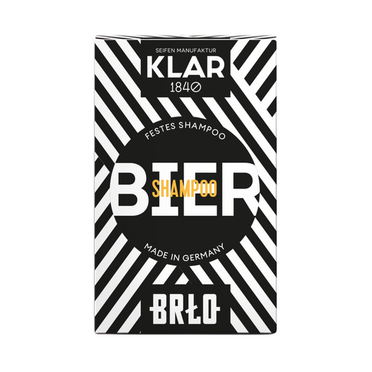 Festes Biershampoo Klar Seifen X BRLO 100g Klar Seifen