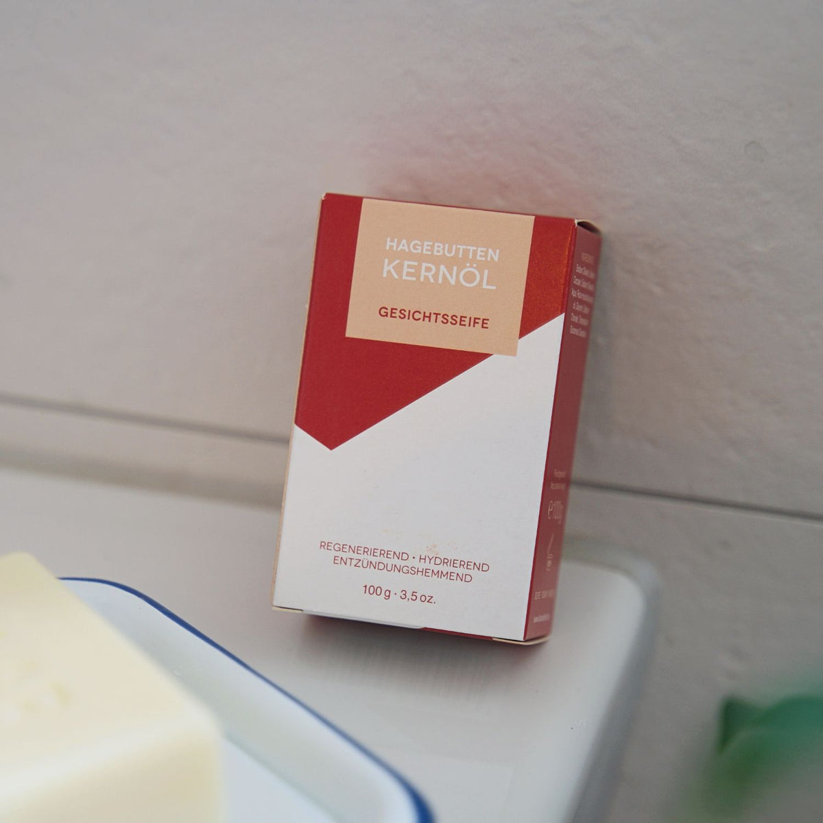 Hagebuttenkernöl Seife, 100g, palmölfrei Klar Seifen