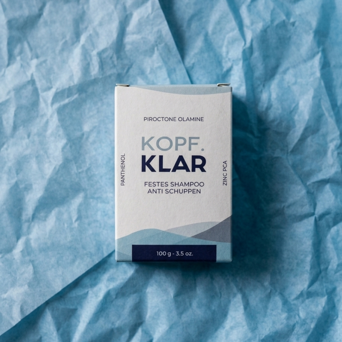 Festes Anti-Schuppen Shampoo Kopf.Klar 100g
