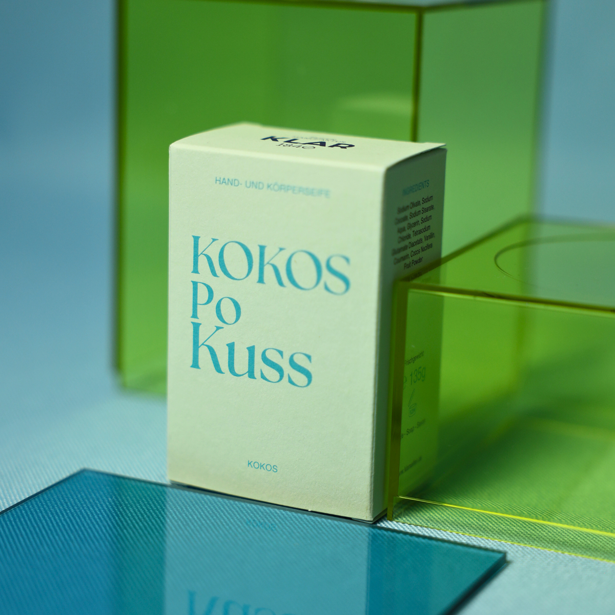 Duschseife Kokos 135g Klar Seifen