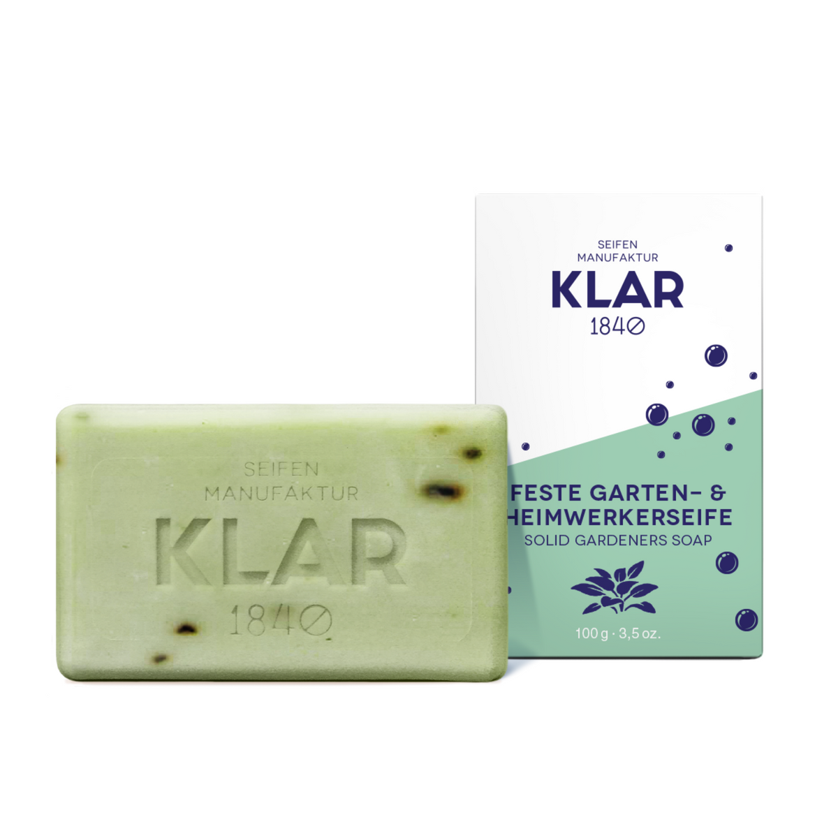 Garten- & Heimwerkerseife 100g, palmölfrei Klar Seifen