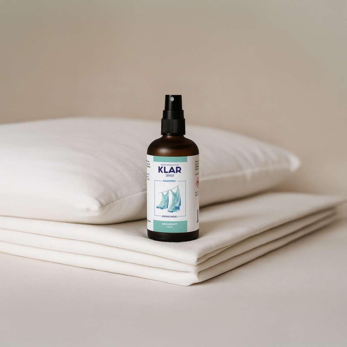 Raumspray Wäscheduft, 100ml Klar Seifen