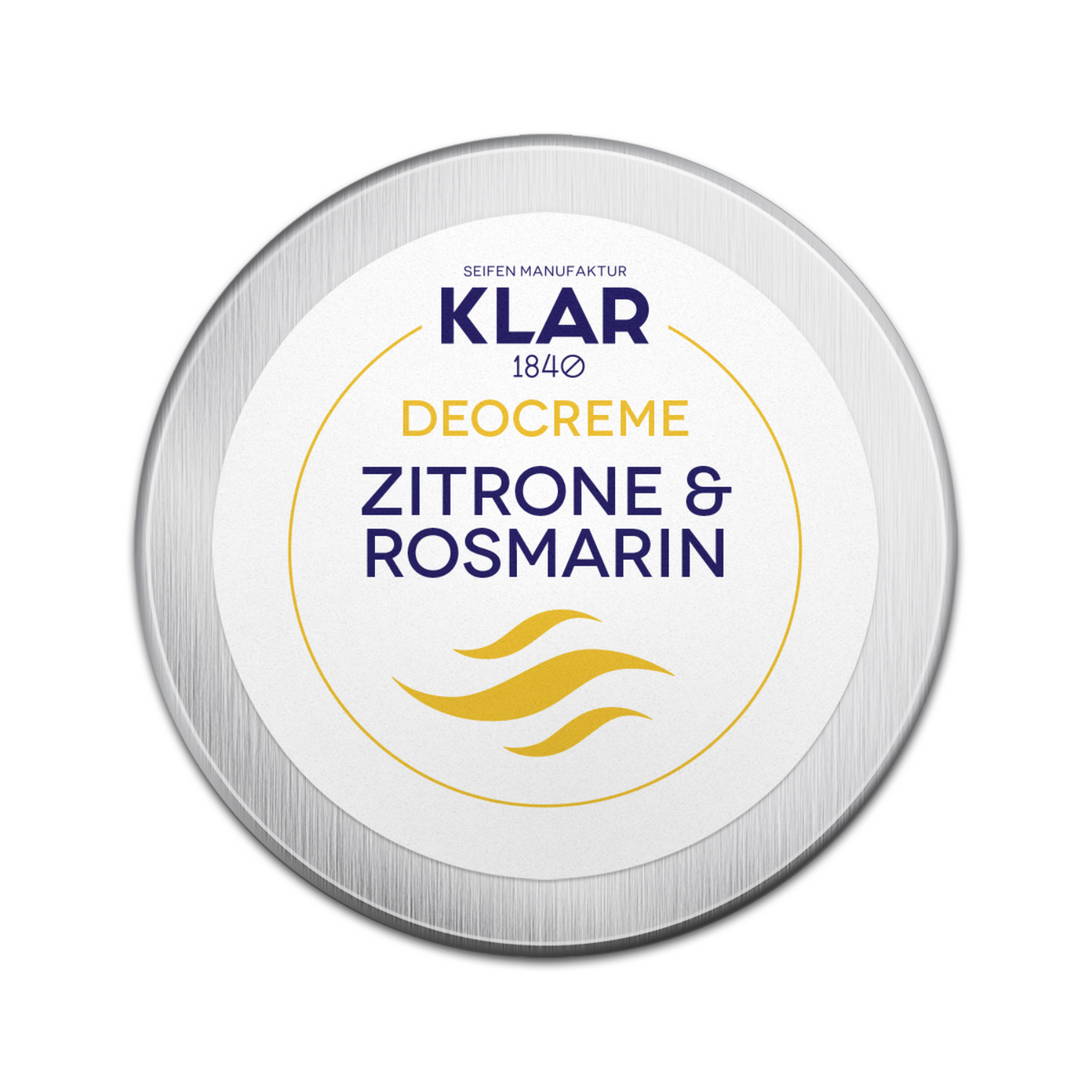 Deocreme Zitrone & Rosmarin im Alutiegel, 65ml Klar Seifen