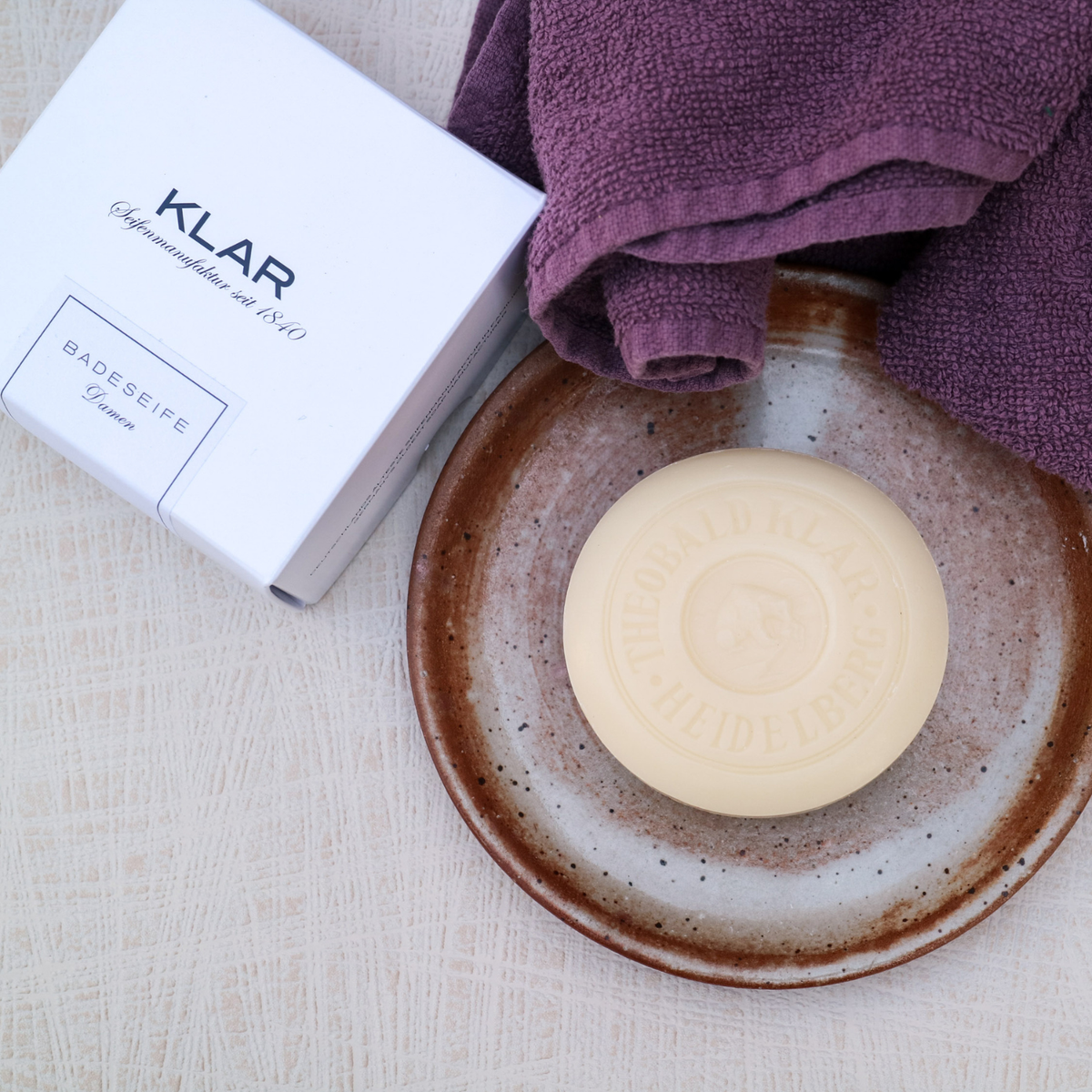 Badeseife Damen 150g, palmölfrei Klar Seifen