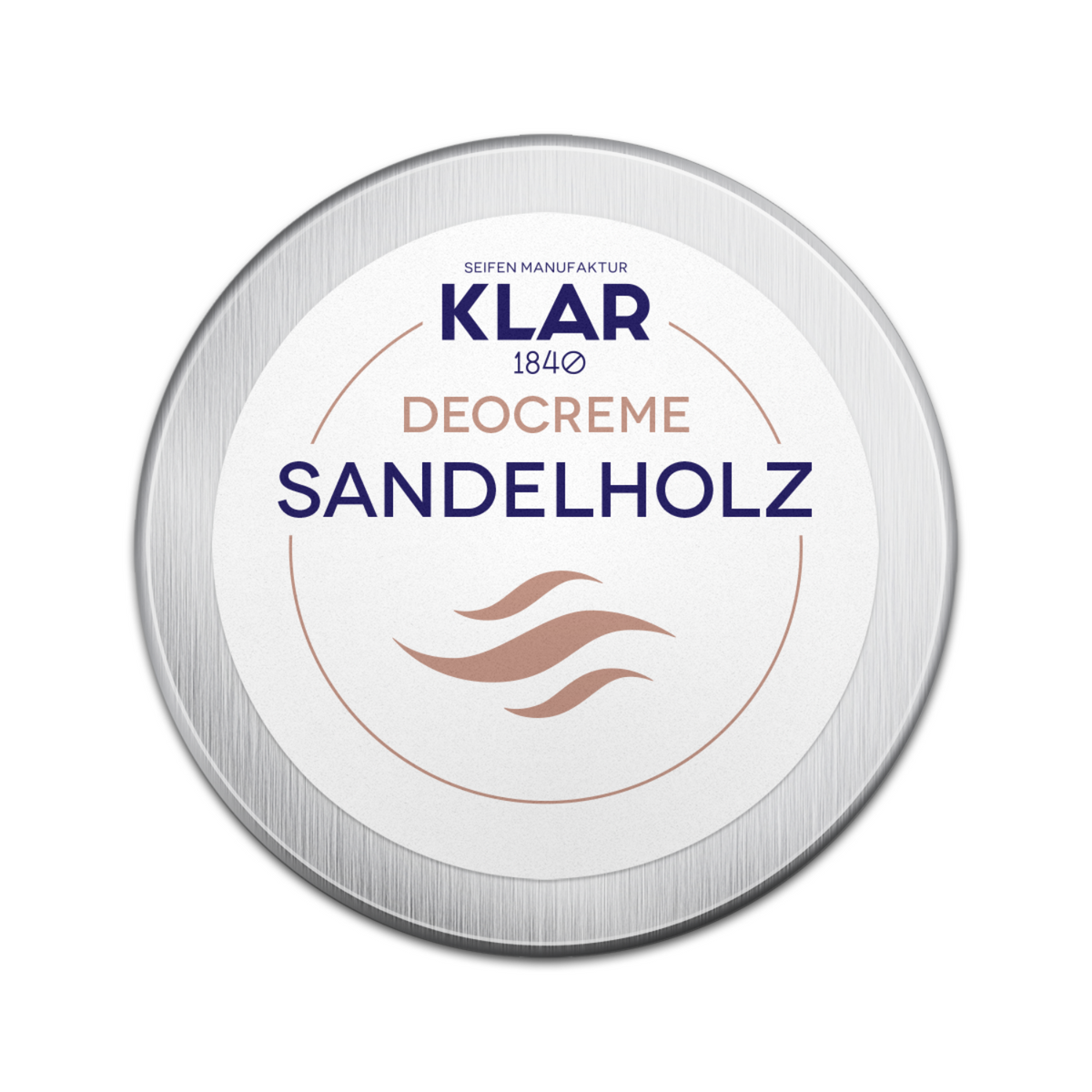Deocreme Sandelholz im Alutiegel, 65ml Klar Seifen