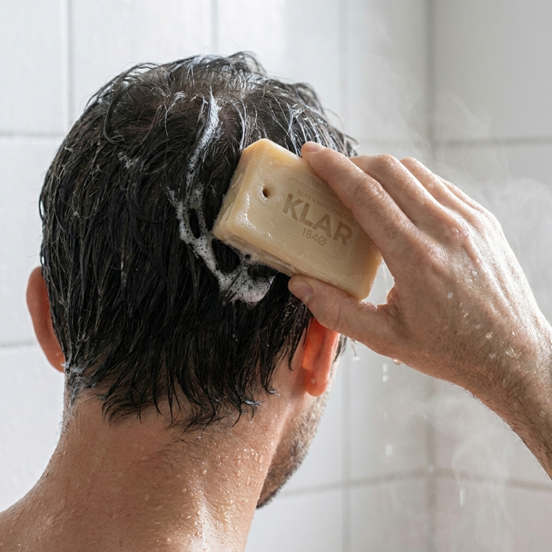Festes Koffein-Shampoo Kraft.Klar 100g