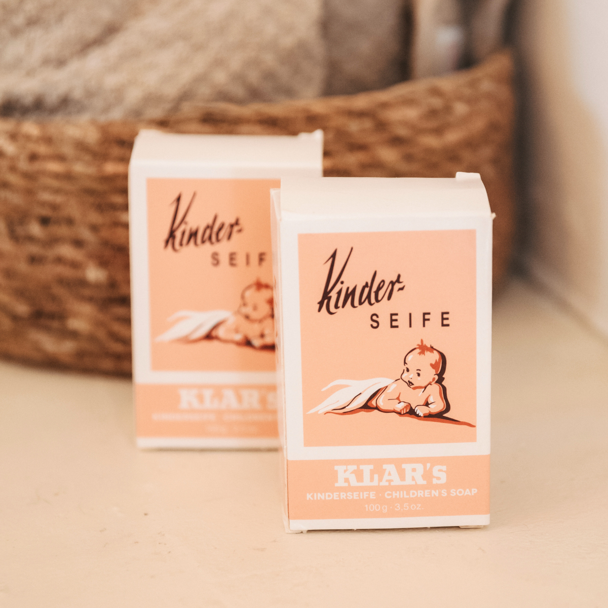Kinderseife 100g, Cosmos zertifiziert, palmölfrei Klar Seifen