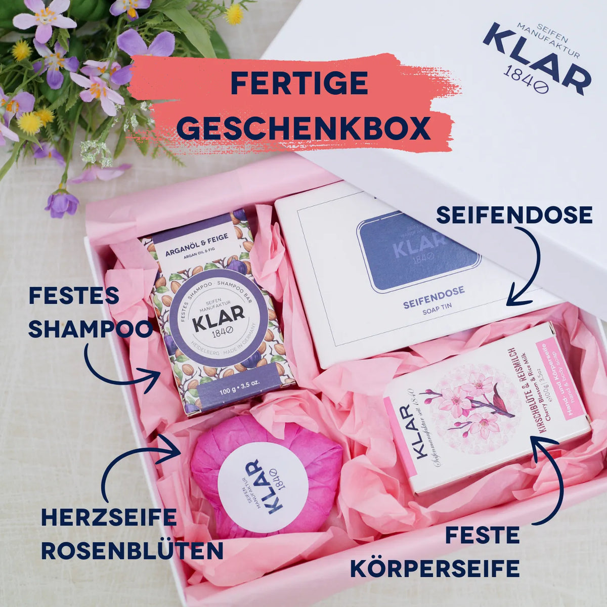 Muttertag Set Klar Seifen