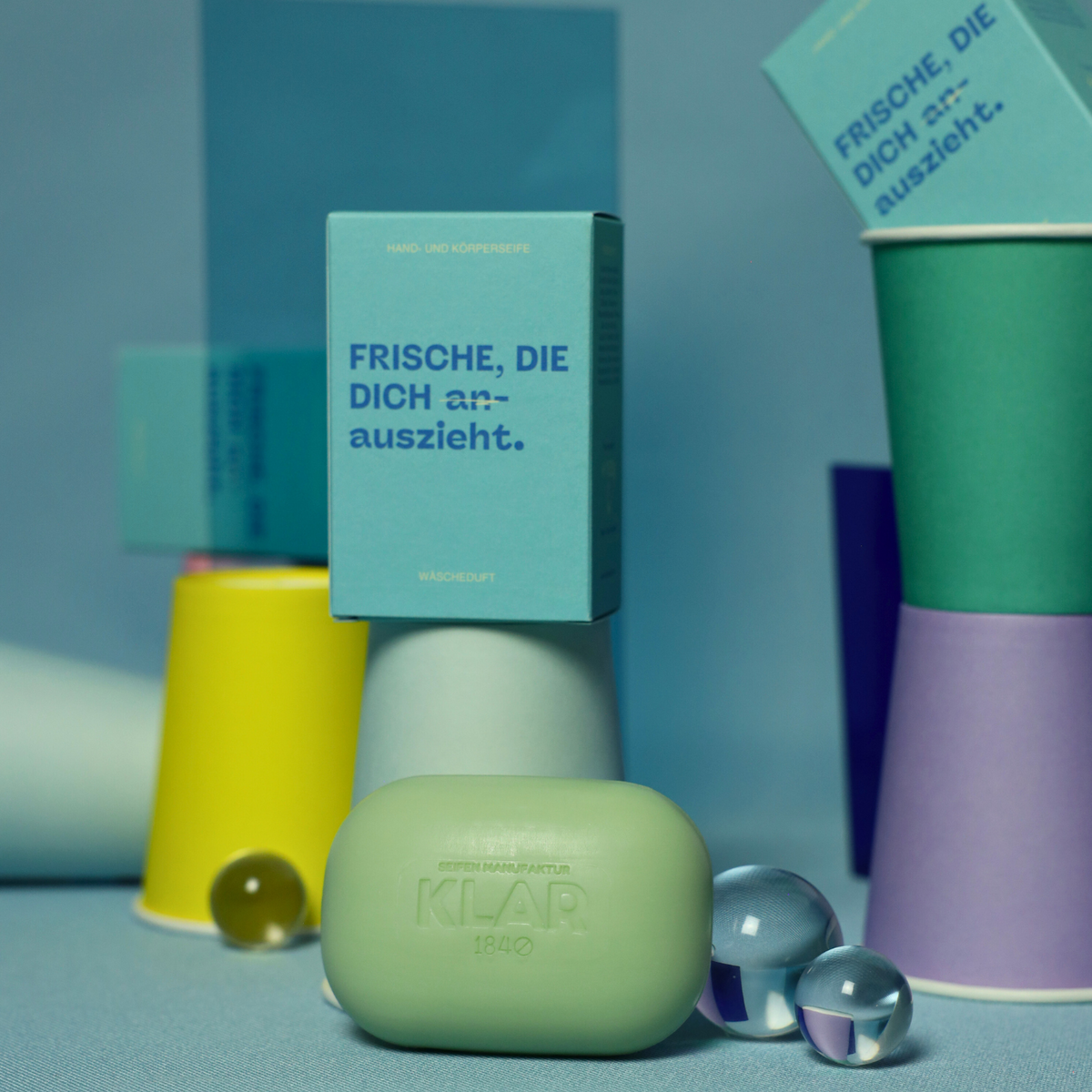 Duschseife Wäscheduft 135g Klar Seifen