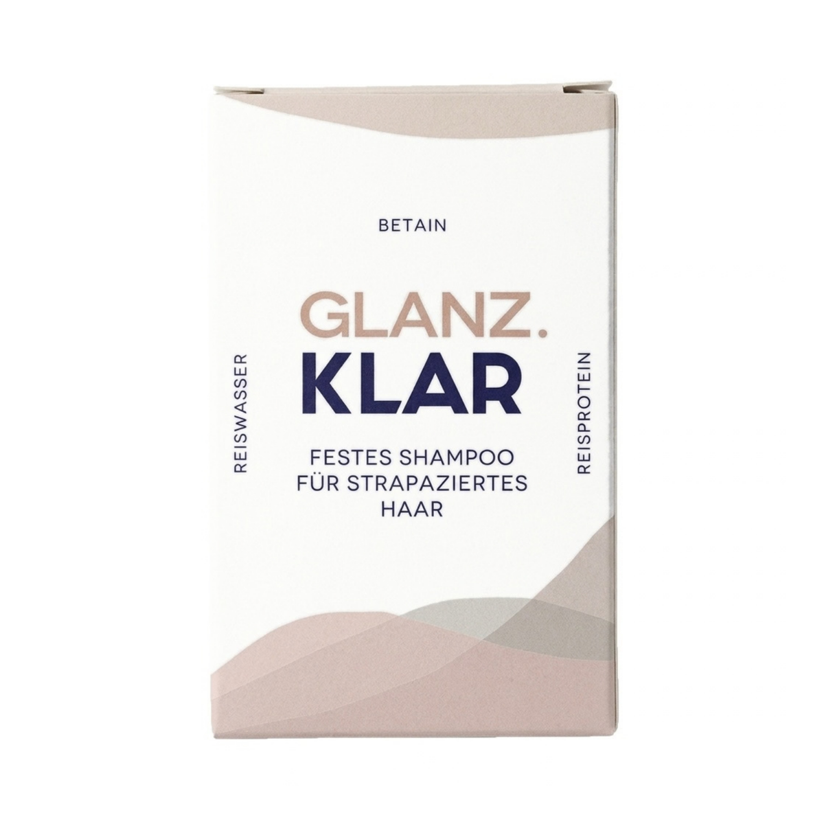 Festes Shampoo Reiswasser Glanz.Klar 100g