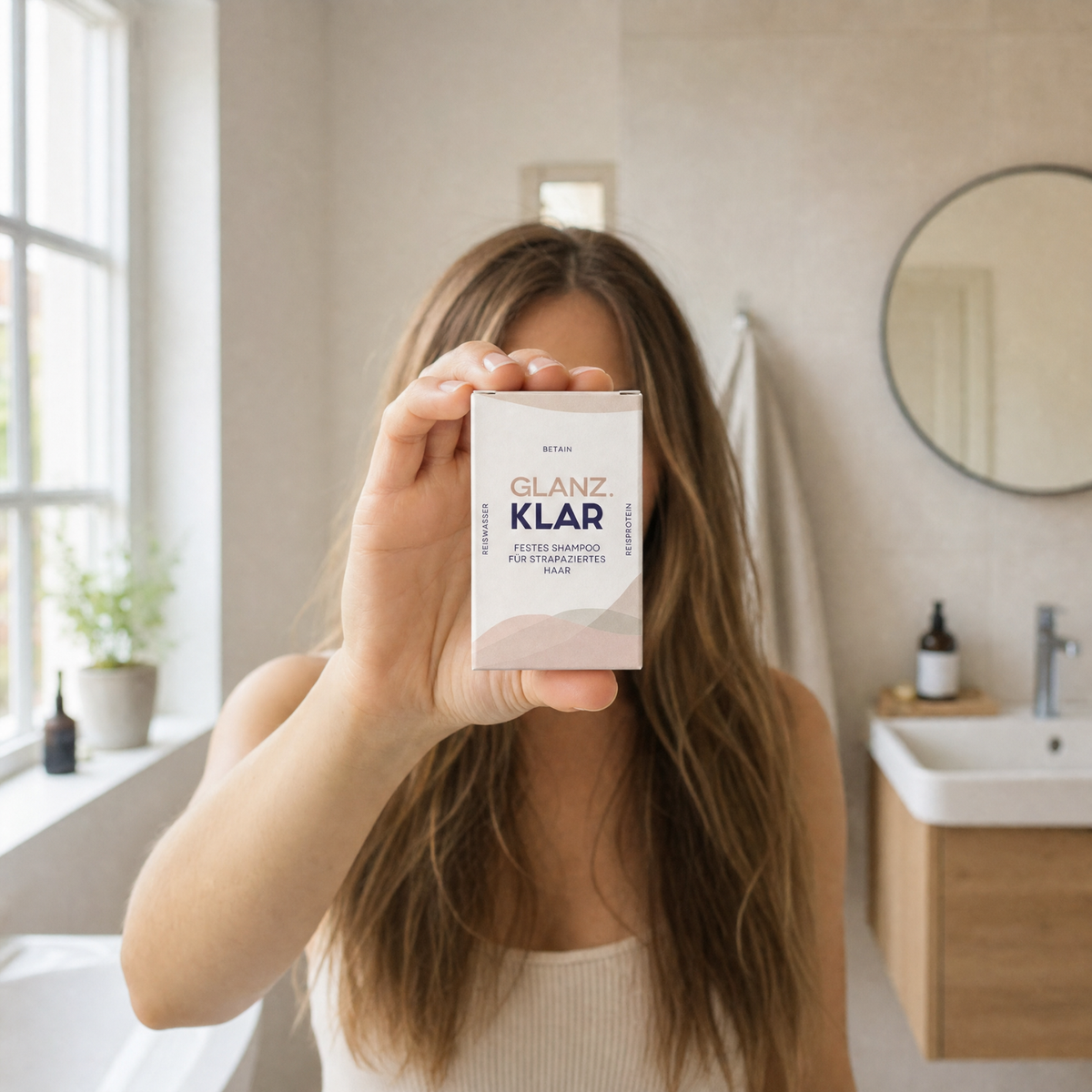 Festes Shampoo Reiswasser Glanz.Klar 100g