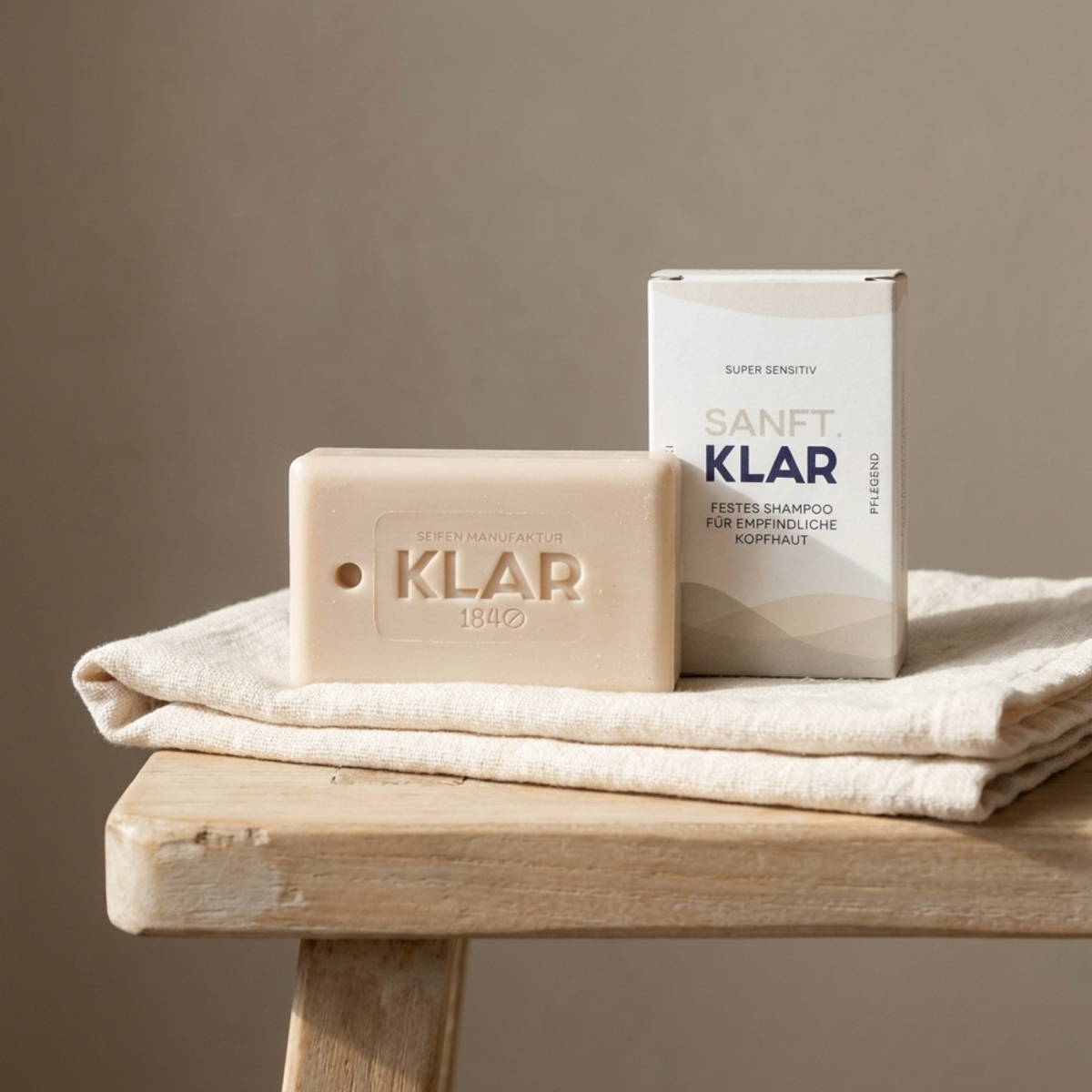 Festes Sensitiv-Shampoo Sanft.Klar 100g