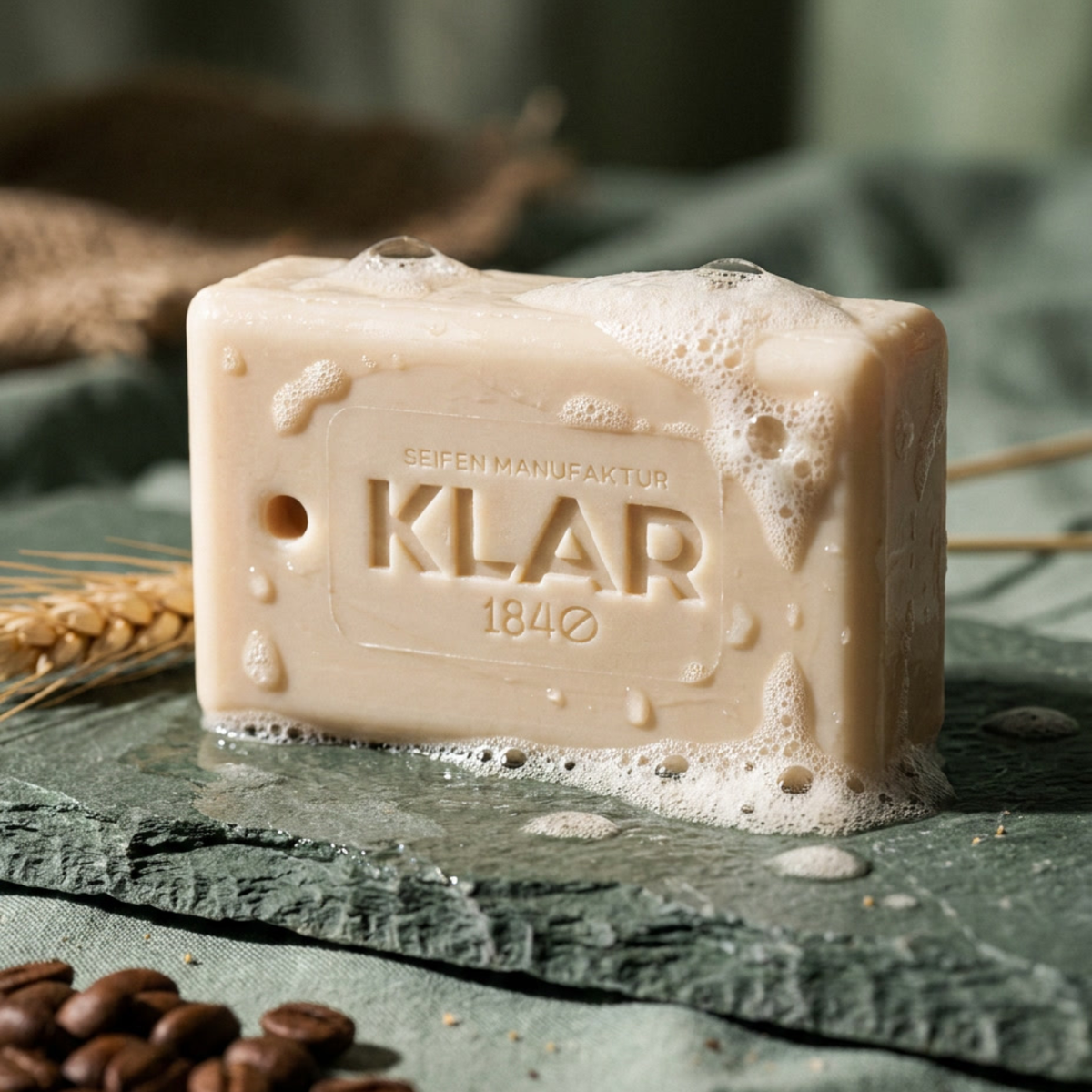 Festes Koffein-Shampoo Kraft.Klar 100g