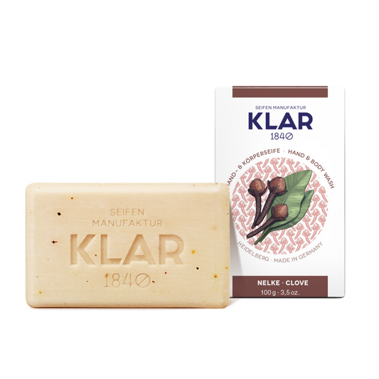 Nelkenseife 100g, Cosmos zertifiziert, palmölfrei Klar Seifen