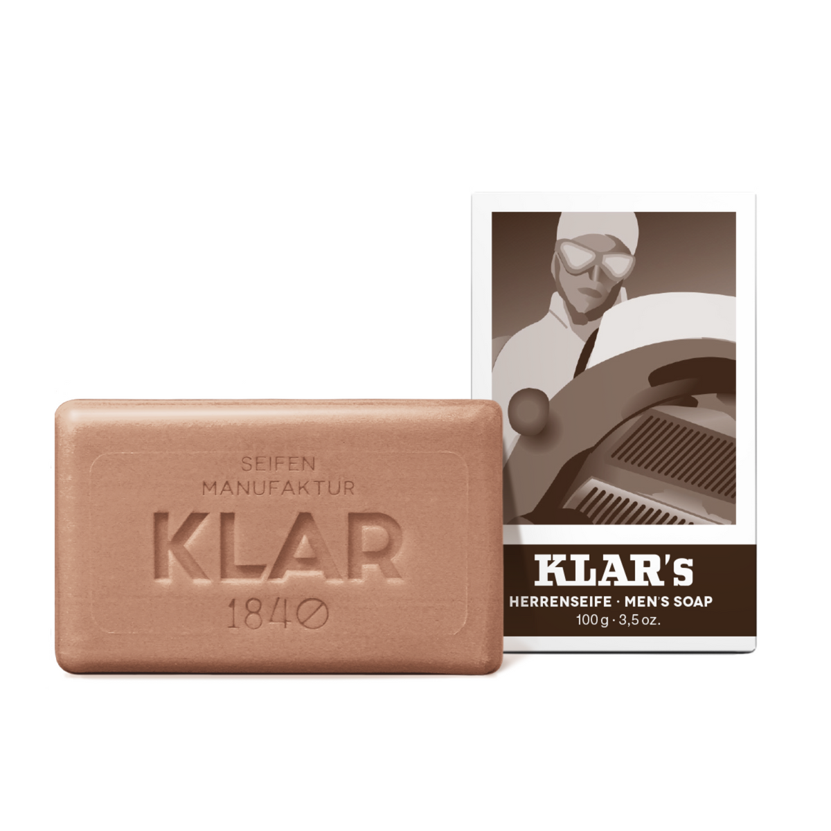 Herrenseife 100g, palmölfrei Klar Seifen