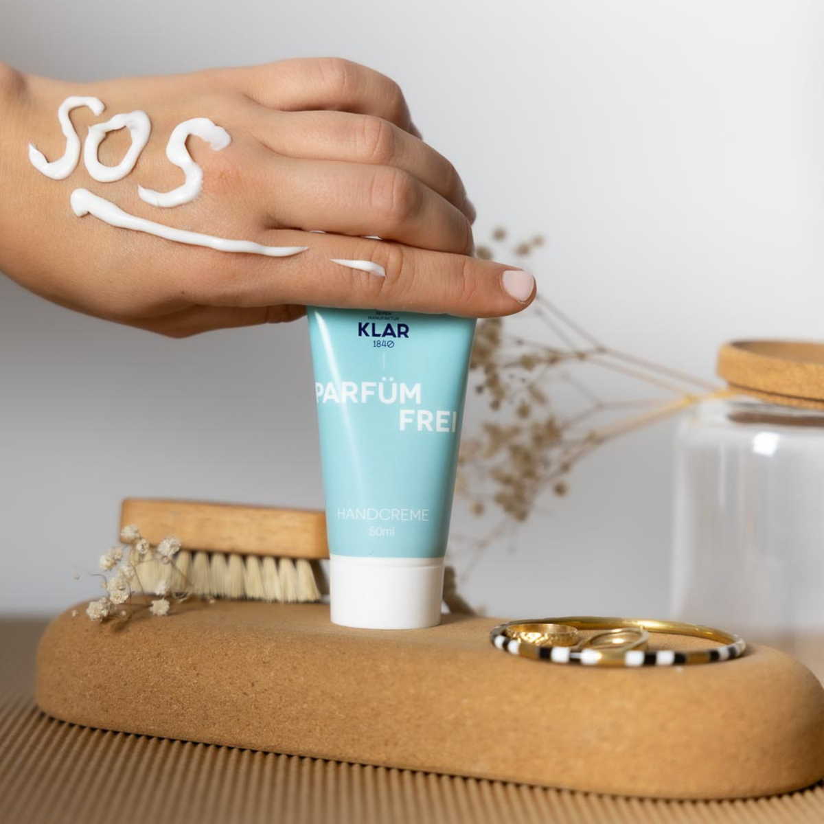Handcreme parfümfrei, 50ml Klar Seifen