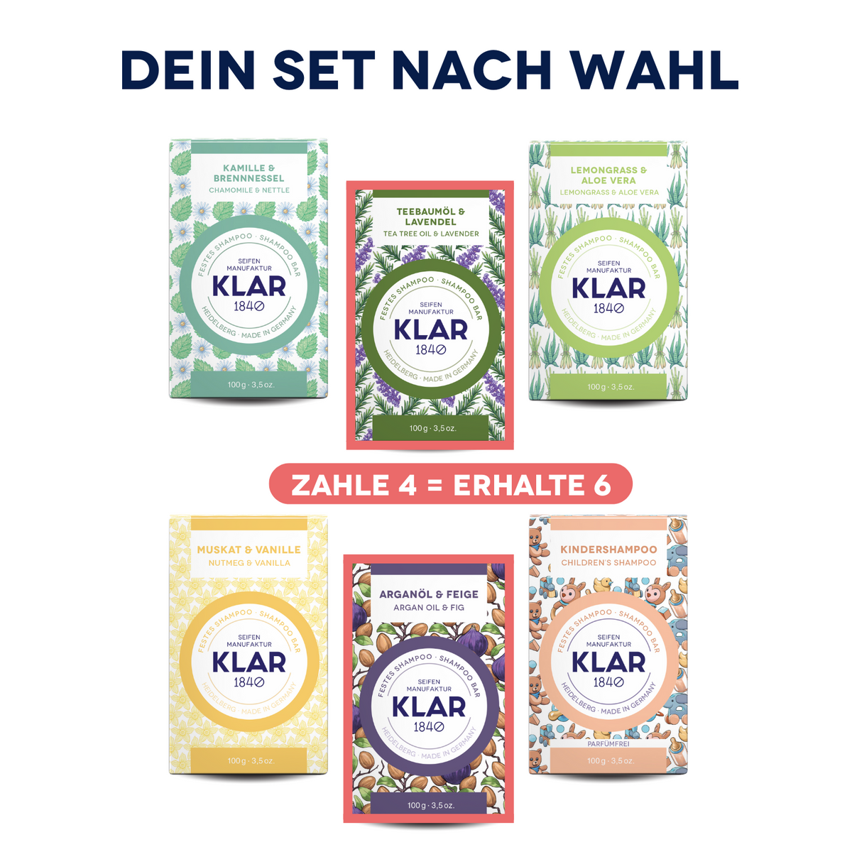 Dein Wunsch-Set für's Haar Klar Seifen