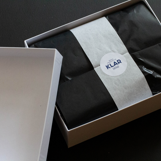 Geschenkbox: Rasur schwarz Klar Seifen