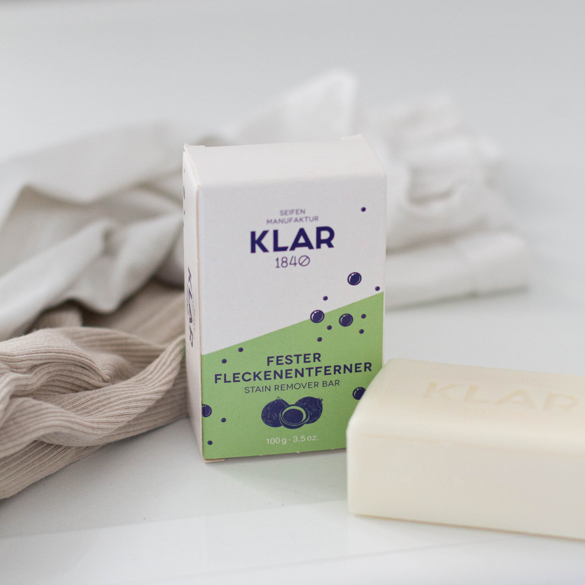 Fester Fleckenentferner, 100g Klar Seifen
