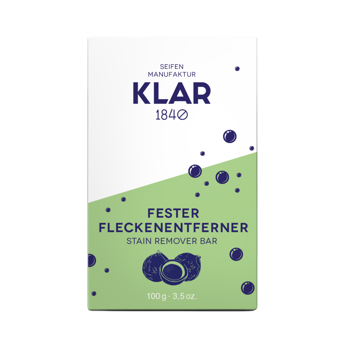 Fester Fleckenentferner, 100g Klar Seifen