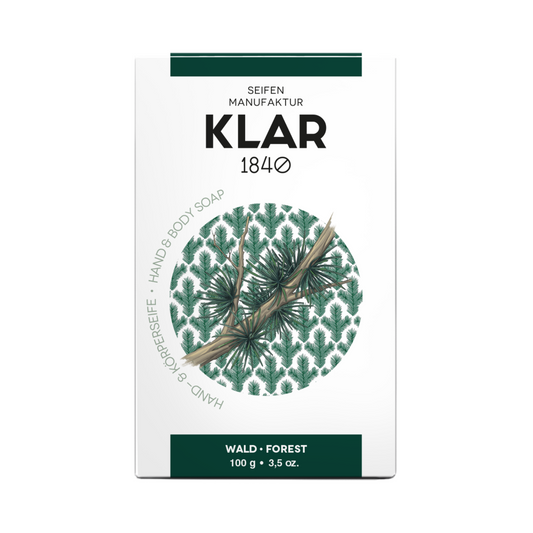 Waldseife 100g, Cosmos zertifiziert, palmölfrei Klar Seifen