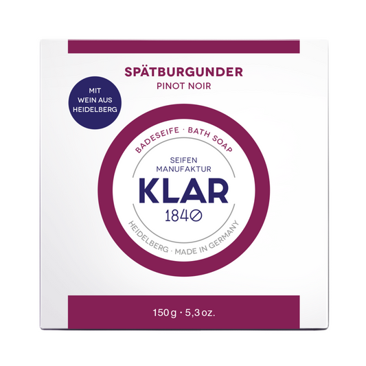 Spätburgunderseife 150g, palmölfrei Klar Seifen