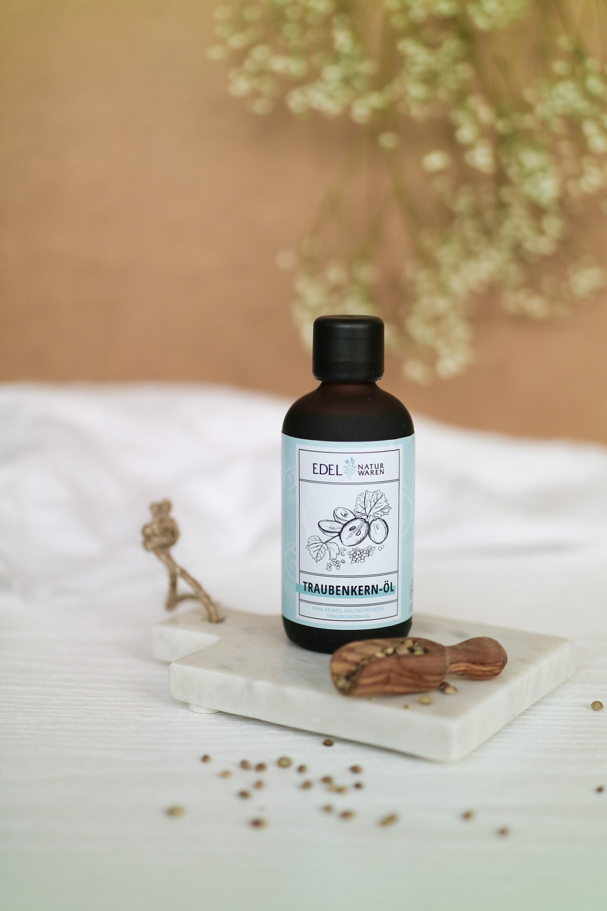 Traubenkern-Öl, 100ml Edel Naturwaren