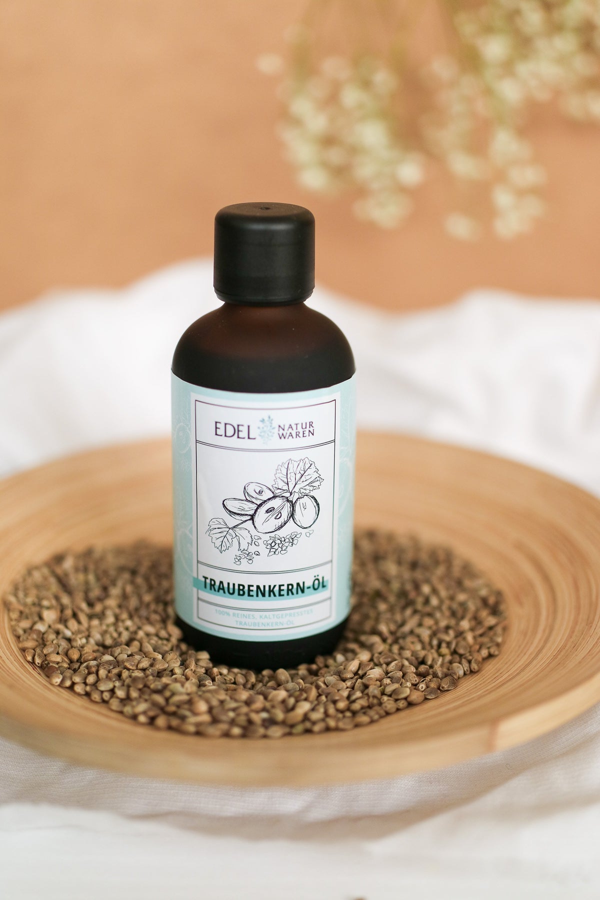 Traubenkern-Öl, 100ml Edel Naturwaren