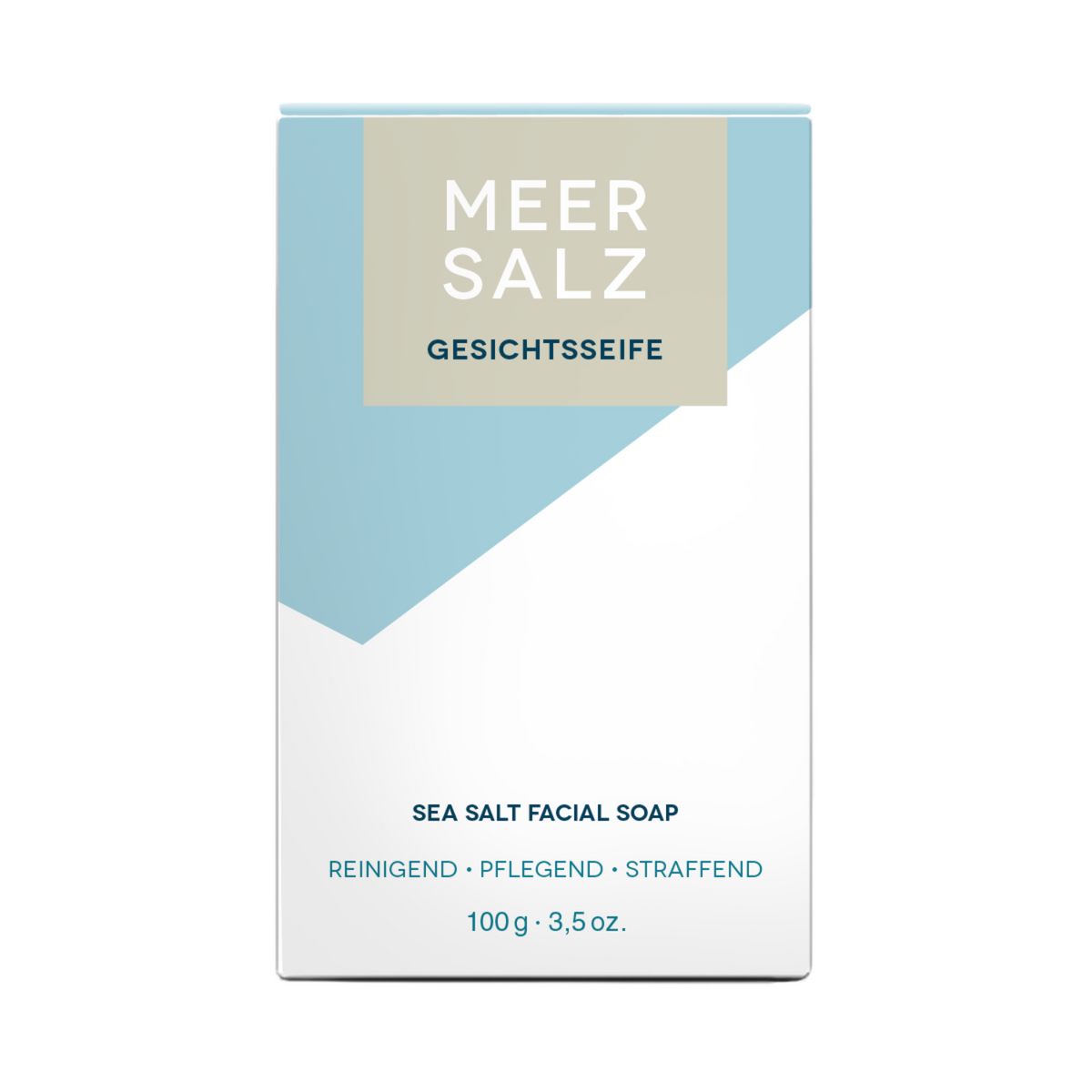 Meersalzseife 100g, Cosmos zertifiziert, palmölfrei Klar Seifen