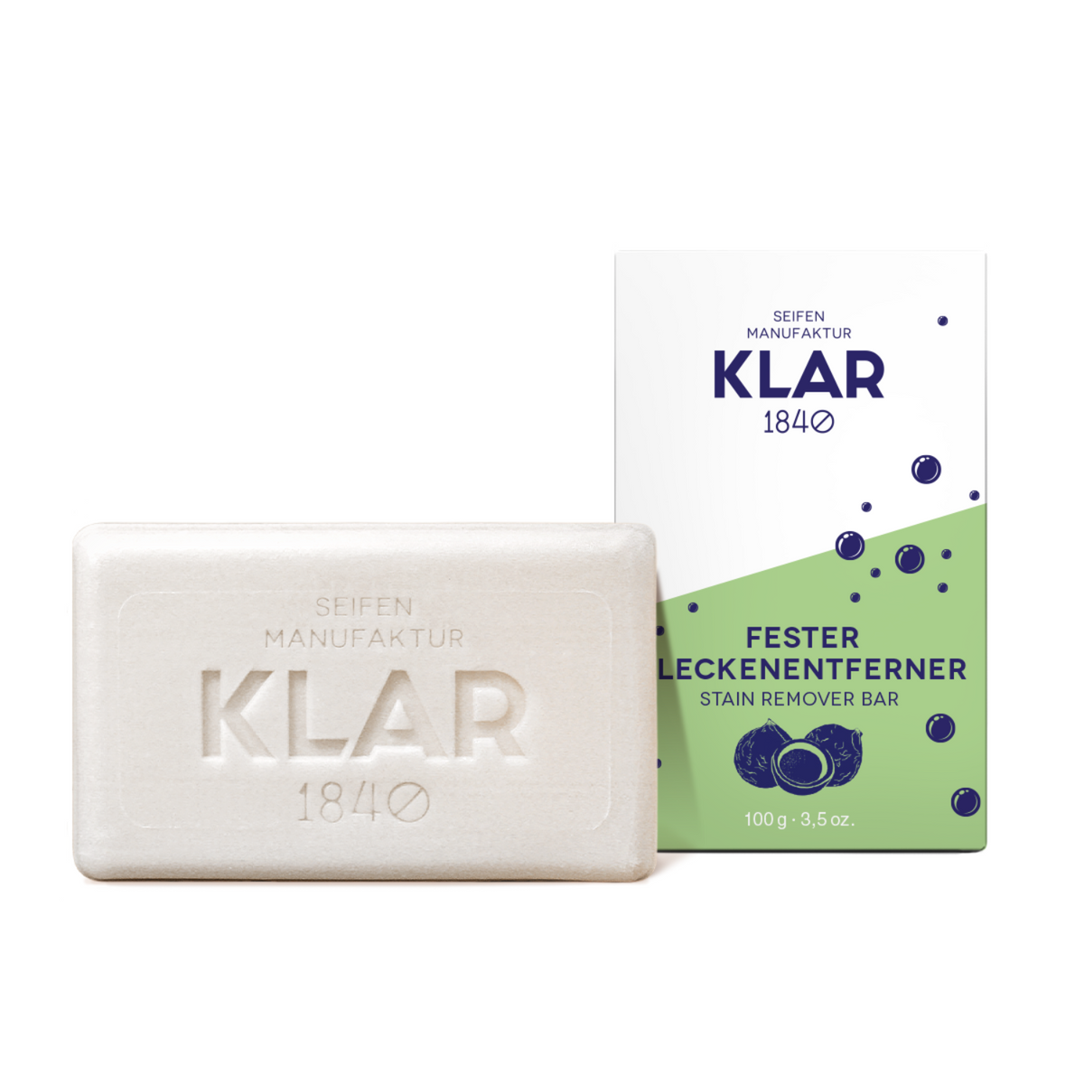Fester Fleckenentferner, 100g Klar Seifen