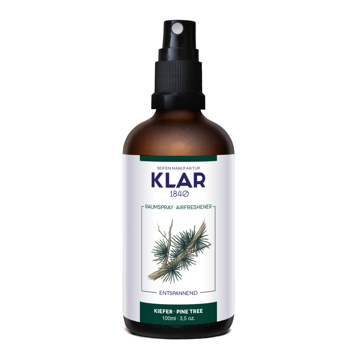 Raumspray Kiefer, 100ml Klar Seifen