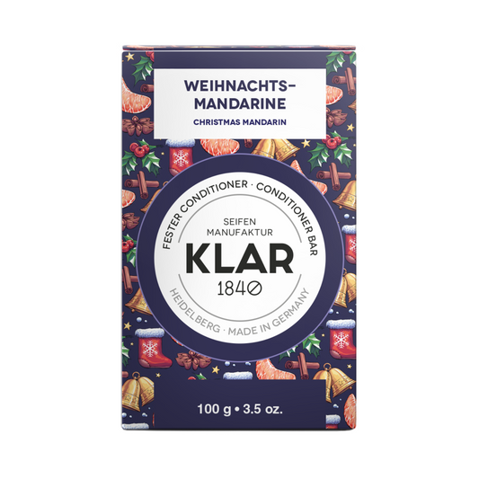 Fester Conditioner Weihnachtsmandarine 100g Klar Seifen