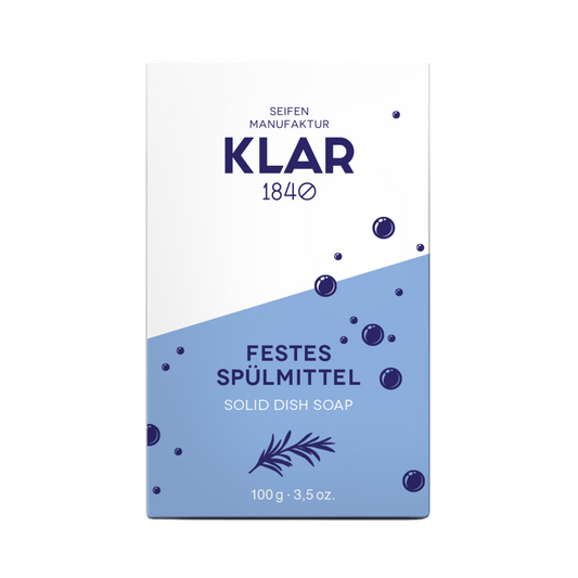 Festes Spülmittel, 100g Klar Seifen