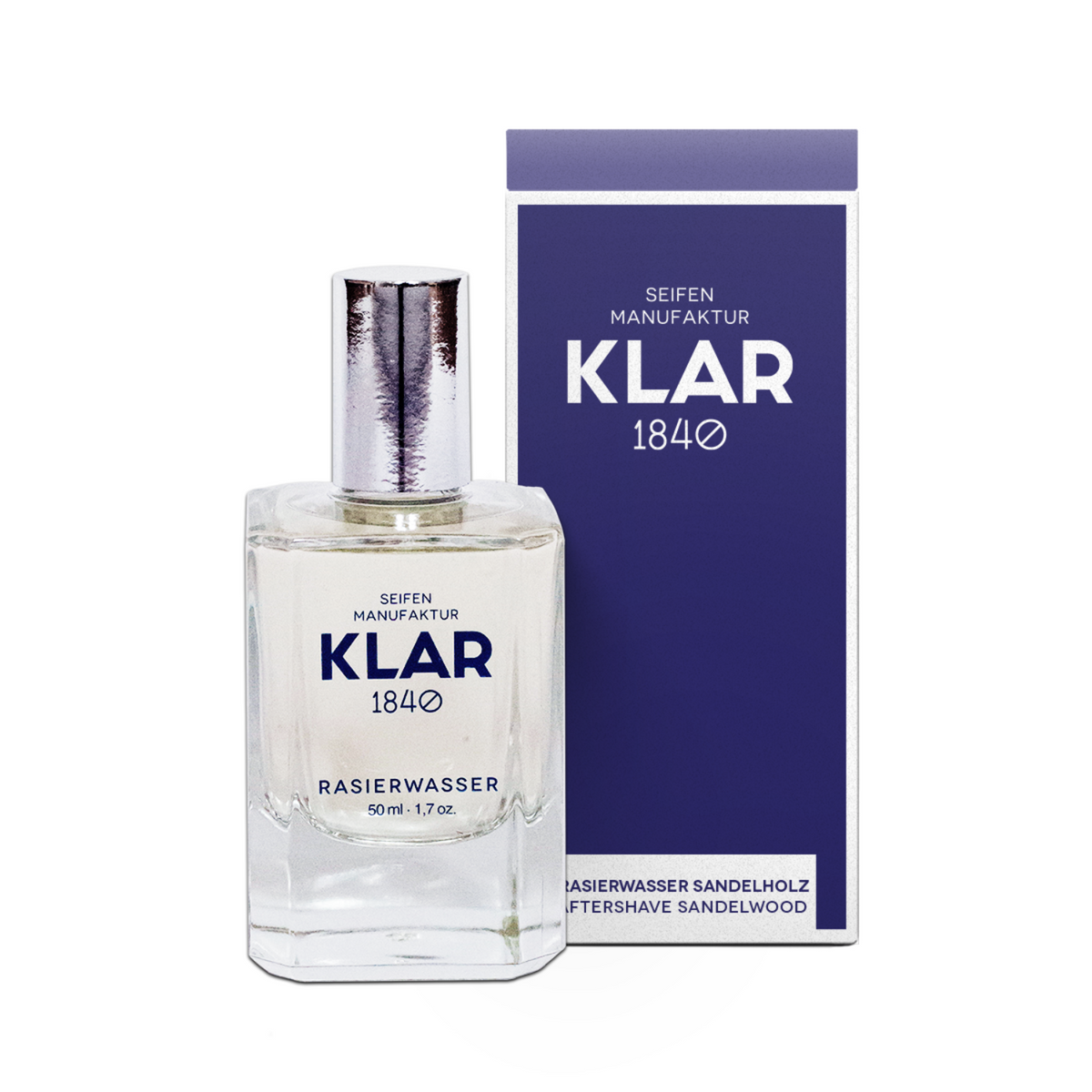 Rasierwasser Sandelholz, 50ml Klar Seifen