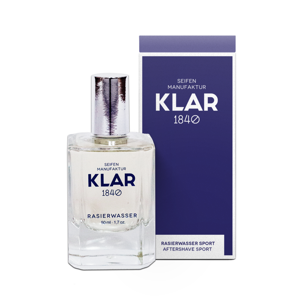 Rasierwasser Sport, 50ml Klar Seifen