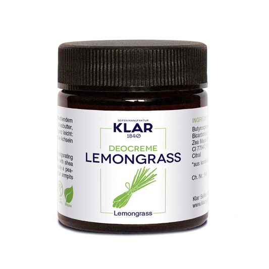 Deocreme Lemongras, 30ml Klar Seifen