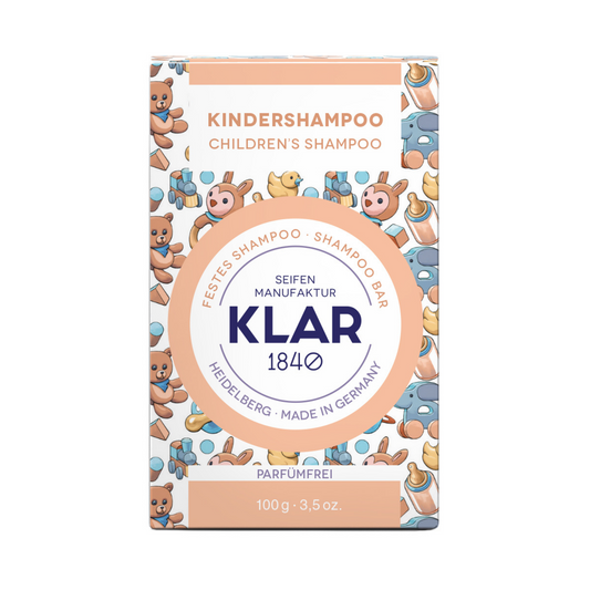 festes Kindershampoo 100g (parfümfrei) Klar Seifen