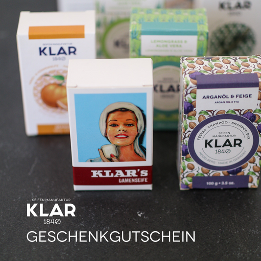 Geschenkgutschein Klar Seifen